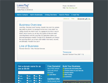 Tablet Screenshot of lassotag.com
